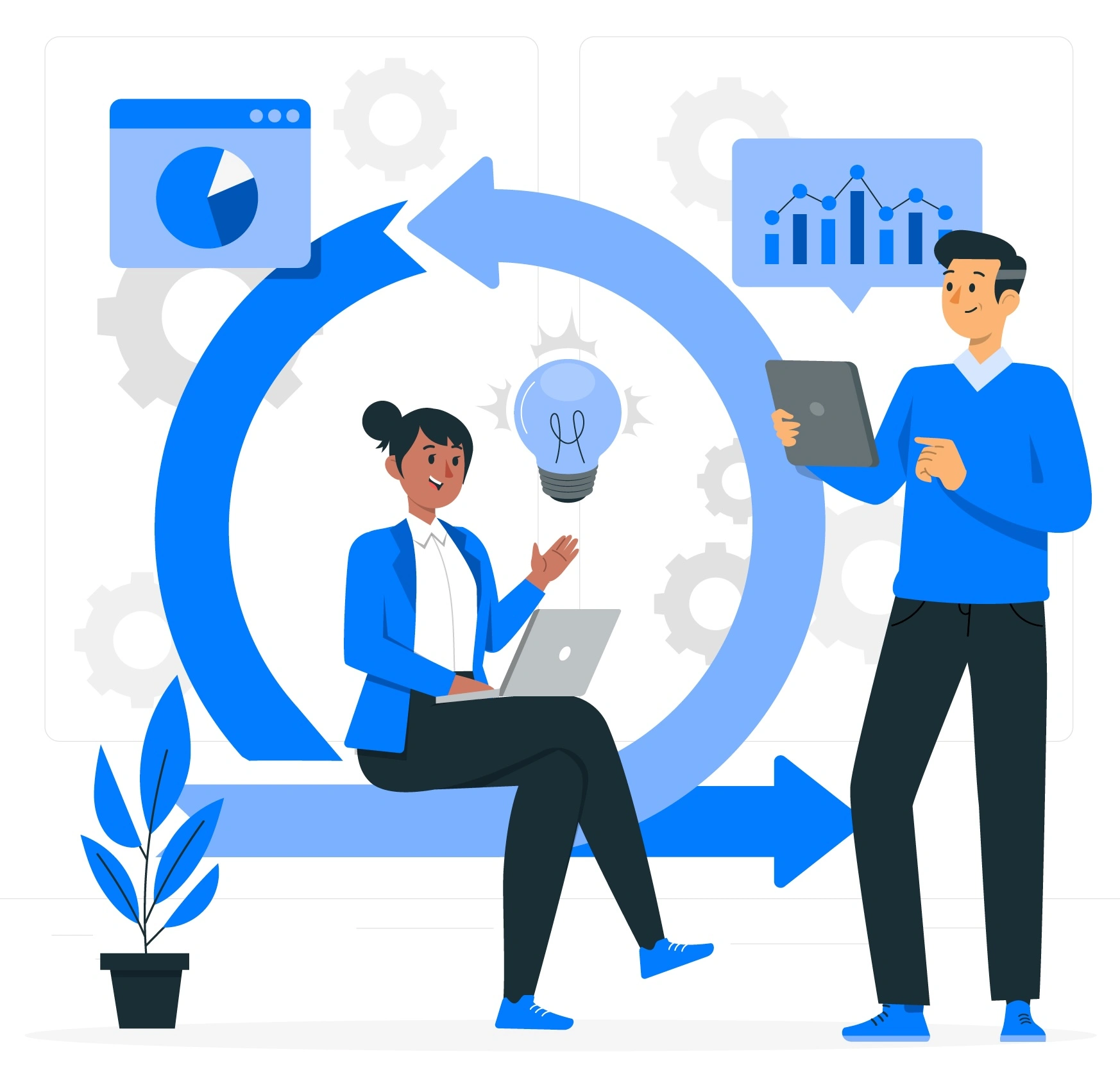 AI-powered property prediction tool with market trends graph